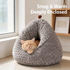 Enclosed Chicken Butt Cat Bed