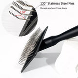 Pet Grooming Pin Brush for Long-Haired Cats and Dogs