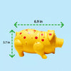 Pig-Shaped Squeaky Dog Toy