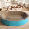 Oval Corrugated Cardboard Cat Scratcher Bed