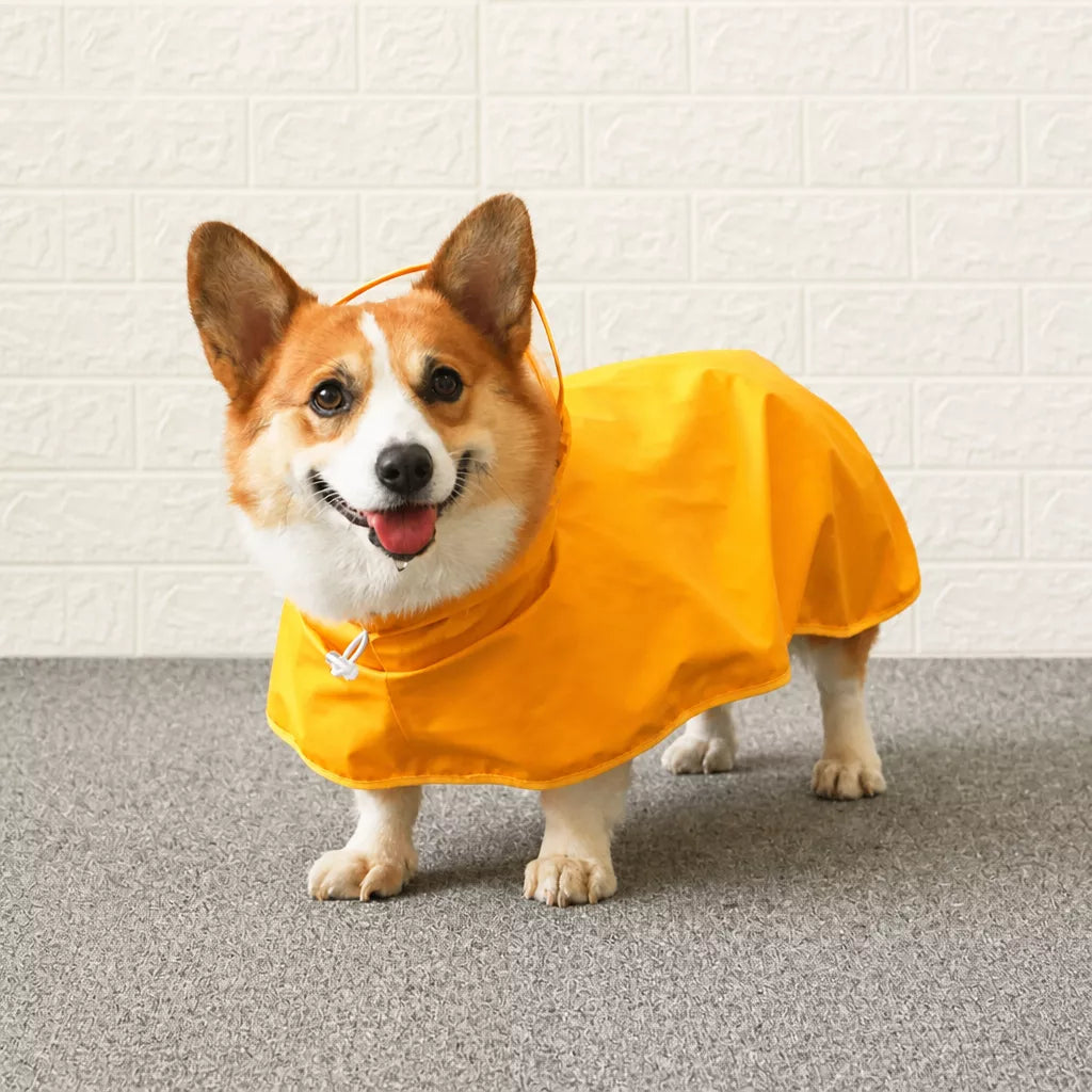 Four-Leg Dog Raincoat for Small to Medium Dogs