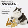 Vertical Soccer Ball-Style Sisal Cat Scratcher