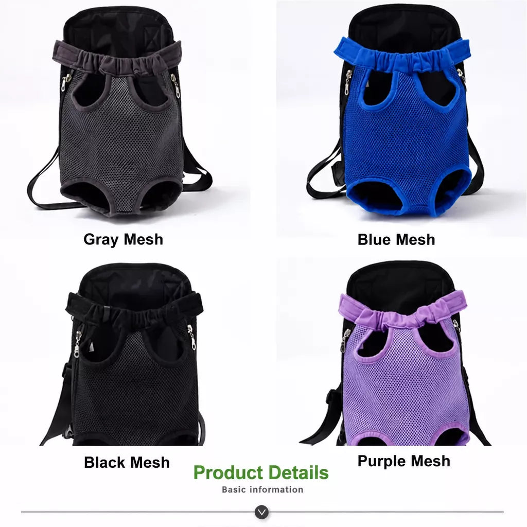 Mesh Pet Carrier Backpack for Cats and Small Dogs