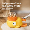 Interactive Duck-Shaped Treat Dispensing Toy for Cats and Dogs