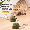 Sound-Activated Plush Mouse Cat Toy