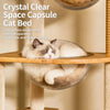 Solid Wood Cat Tree with Scratching Post, Cat House & Platforms