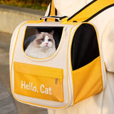 Large-Window Pet Carrier Backpack for Cats and Small Dogs