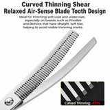Pet Grooming Scissors Set for Trimming and Thinning
