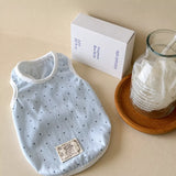 Lightweight Star-Print Sleeveless Pet Shirt for Dogs and Cats