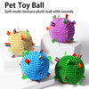 Squeaky Plush Rolling Ball Toy for Dogs
