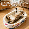 Corrugated Cardboard Cat Scratcher Bed
