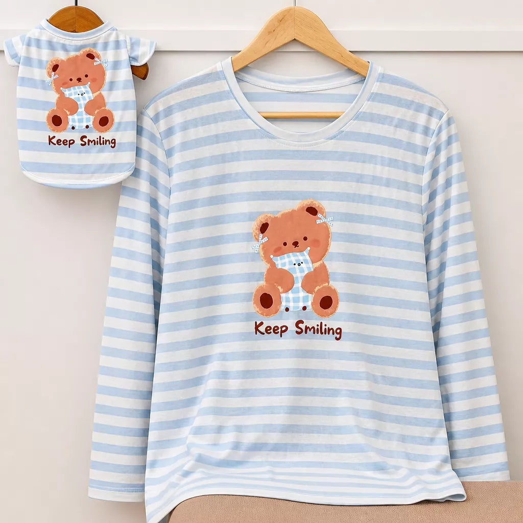 Striped Pet Shirt for Dogs and Cats
