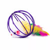 Cage Mouse Cat Toy with Sisal Ball