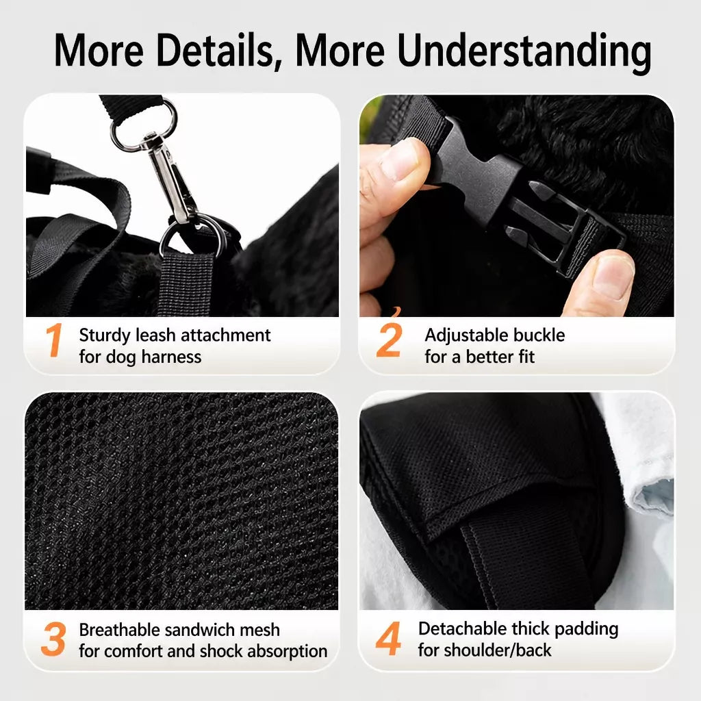 Convertible Pet Carrier Backpack and Shoulder Bag
