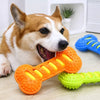 Double-Layer Squeaky Silicone Bone Toy for Dogs