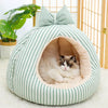 Covered Tent-Style Pet Bed for Cats and Small Dogs