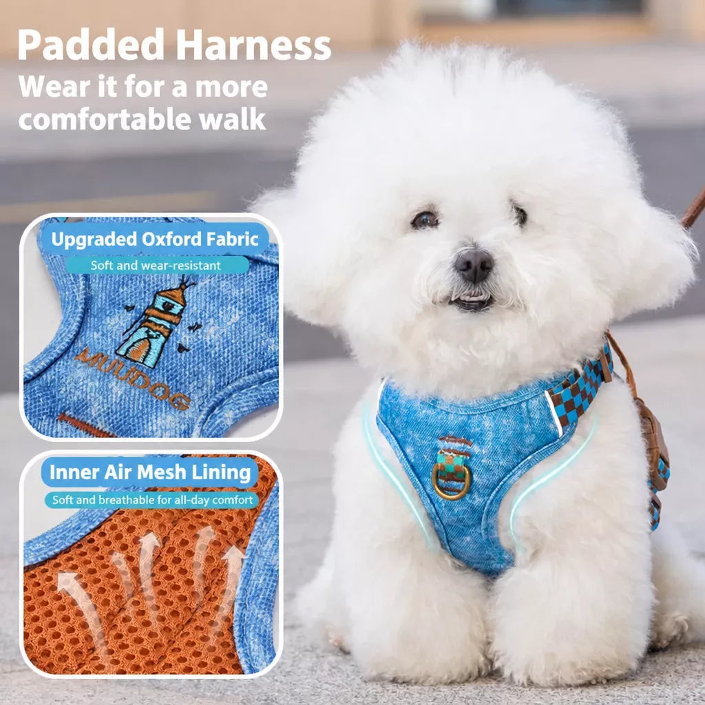 Adjustable Vest-Style Dog Harness