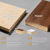 Solid Wood 4-Tier Cat Tree with Enclosed Hideaway
