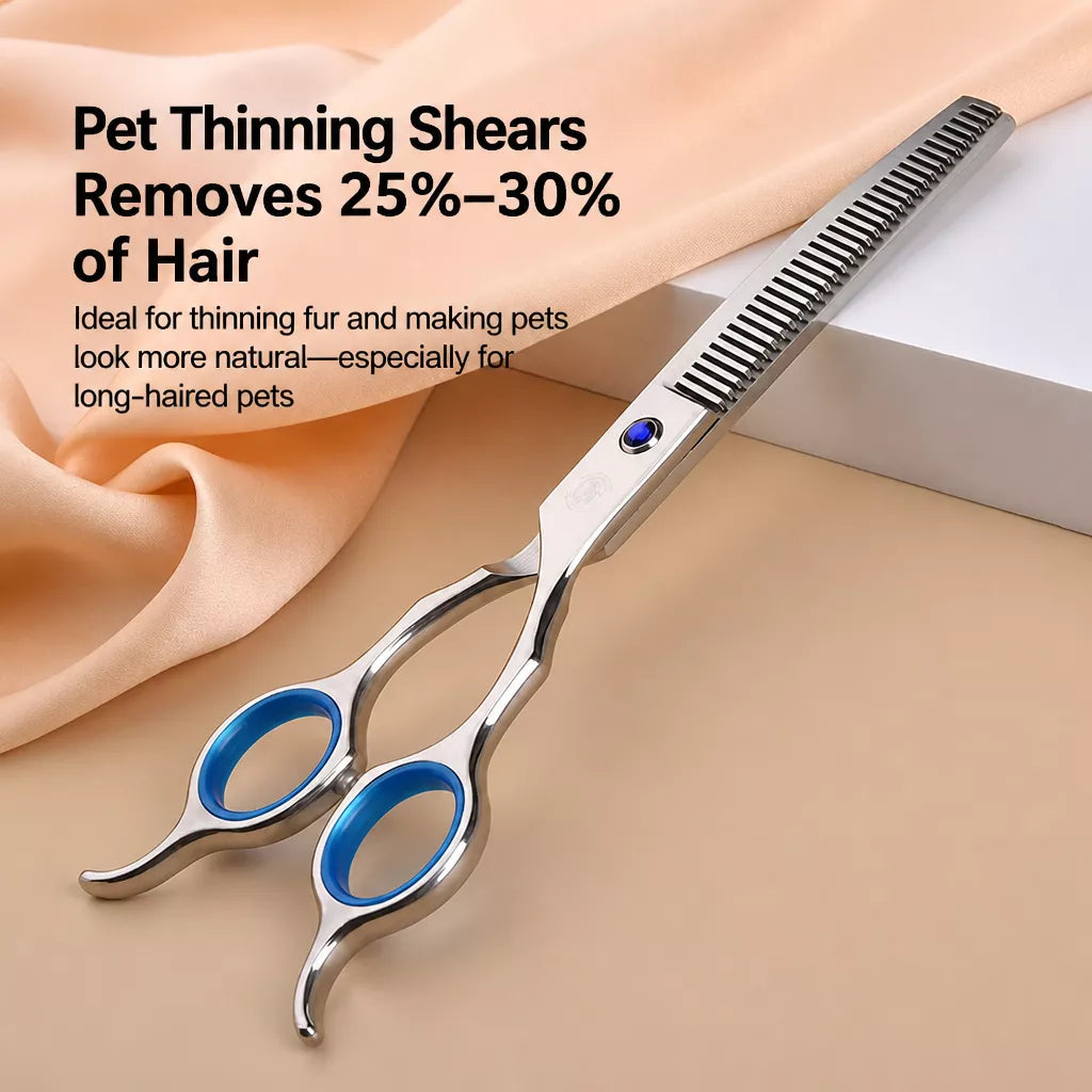 Pet Grooming Shears Set with Storage Case