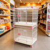 Indoor Stackable Metal Dog Crate with Sliding Door