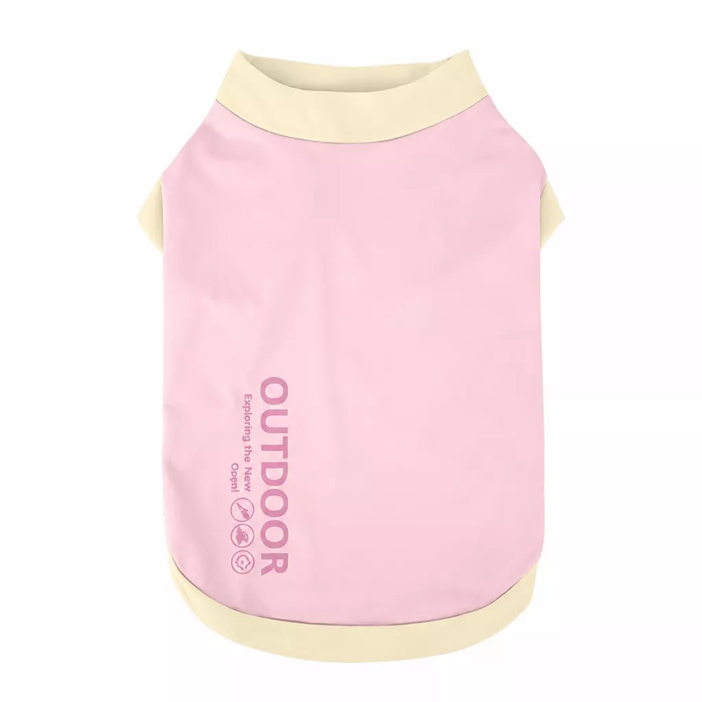 Lightweight Printed Color-Block Dog Vest