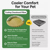 Round Woven Pet Bed with Removable Washable Mat