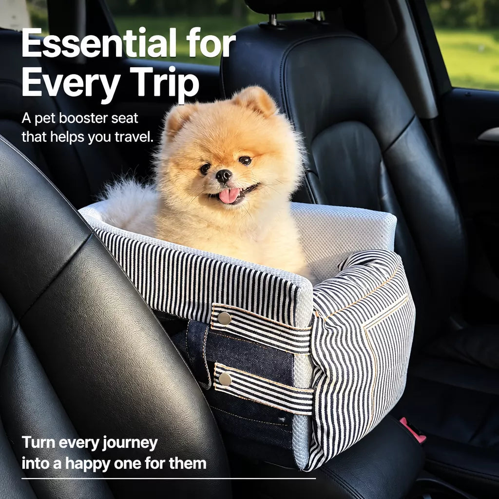 Center Console Pet Car Bed for Small Dogs and Cats