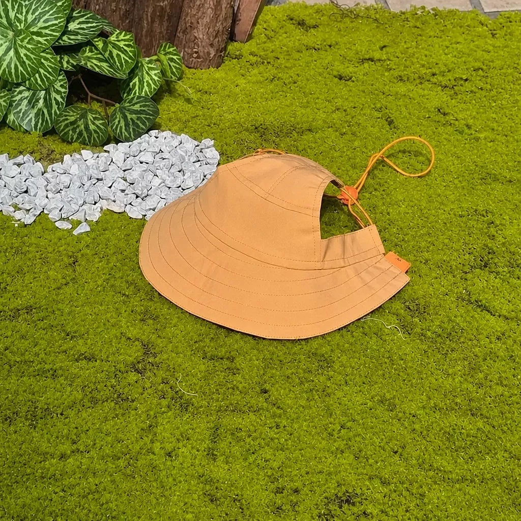 Adjustable Fisherman-Style Sun Hat for Dogs