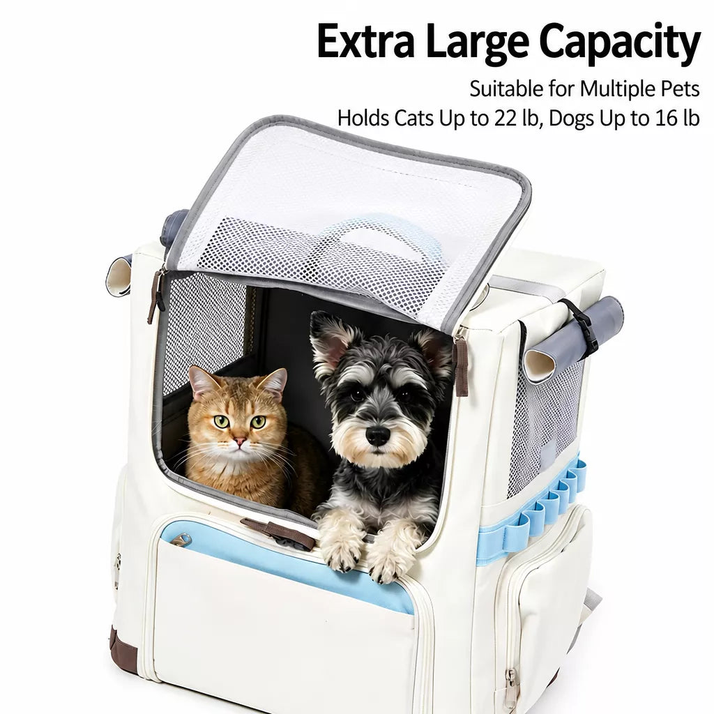 Concealed-Design Pet Carrier Backpack