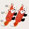 Squeaky Crinkle Dog Toy – Woodpecker or Red Fox