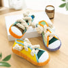 Oxford Cloth Squeaky Slipper Toy for Dogs