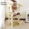 Compact Cat Tree with Space Capsule, Perch, and Cat Hideaway
