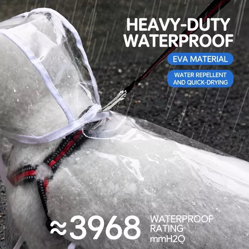Waterproof Four-Leg Dog Raincoat