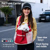 Breathable Pet Front Carrier Backpack for Cats and Small Dogs