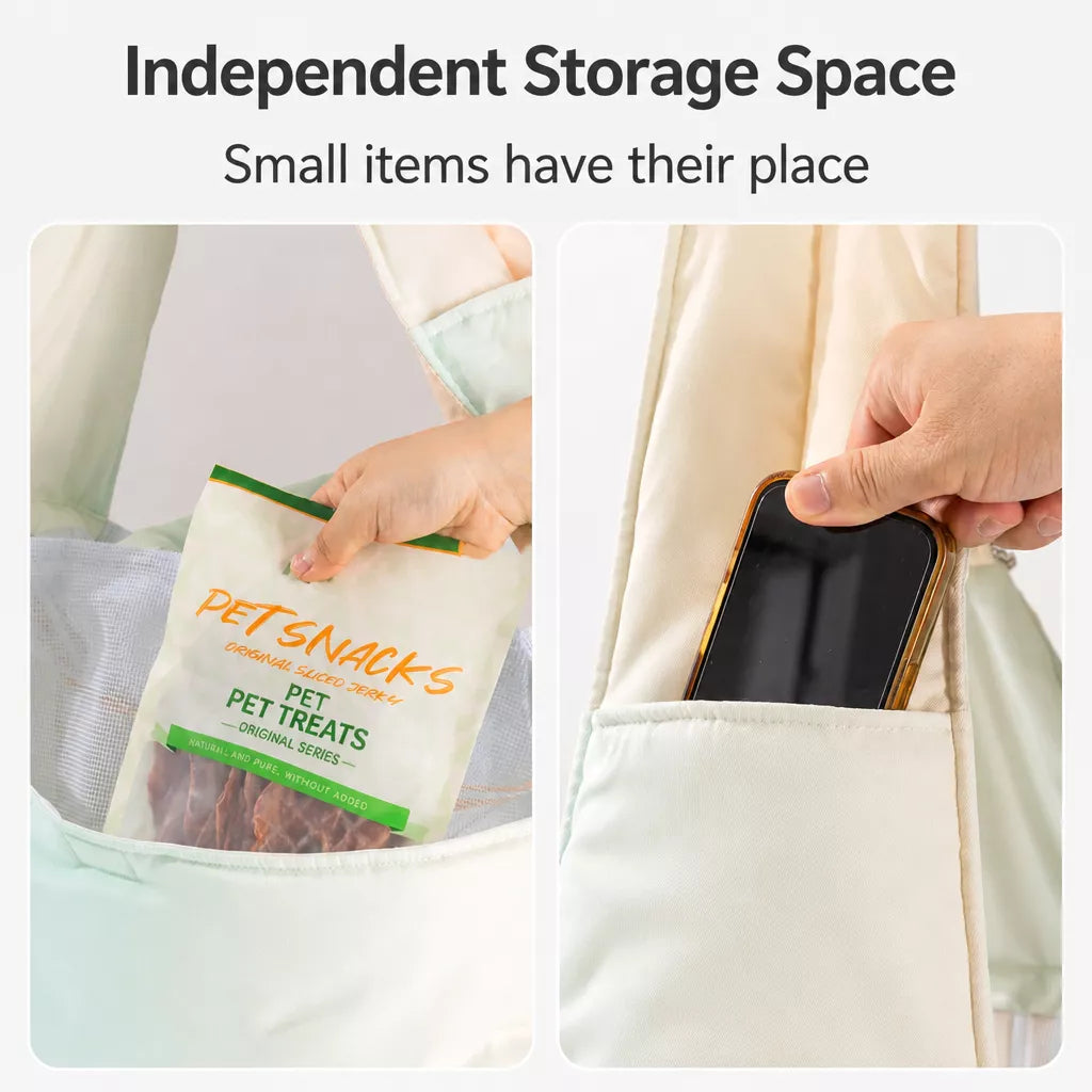 Pet Carrier Backpack & Shoulder Bag for Small Dogs and Cats