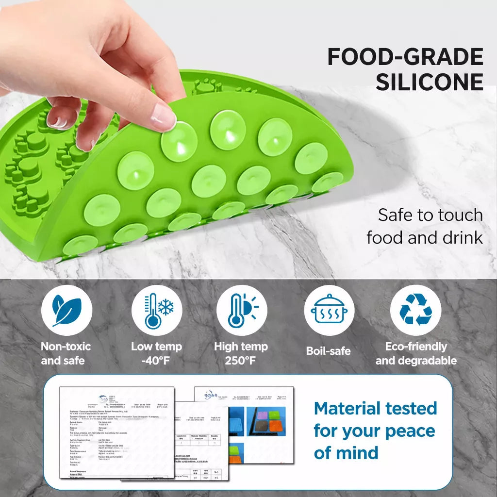 Silicone Slow Feeder Lick Mat for Dogs & Cats