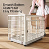 Resin Pet Crate & Indoor Enclosure for Small to Medium Dogs