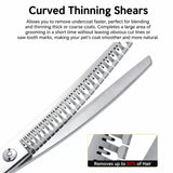 Pet Grooming Scissors Set for Trimming and Thinning
