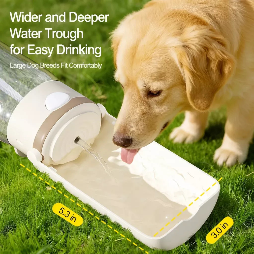 Portable Dog Water Bottle for Walks and Outdoor Adventures