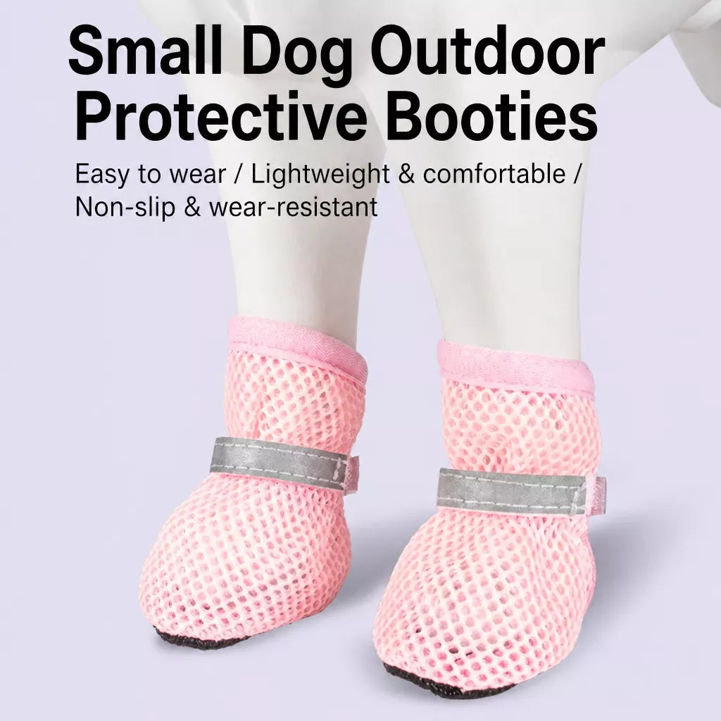 Dog Booties with Soft, Non-Slip Soles