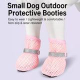 Dog Booties with Soft, Non-Slip Soles