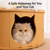 Donut Felt Cat Scratcher Bed & Tunnel