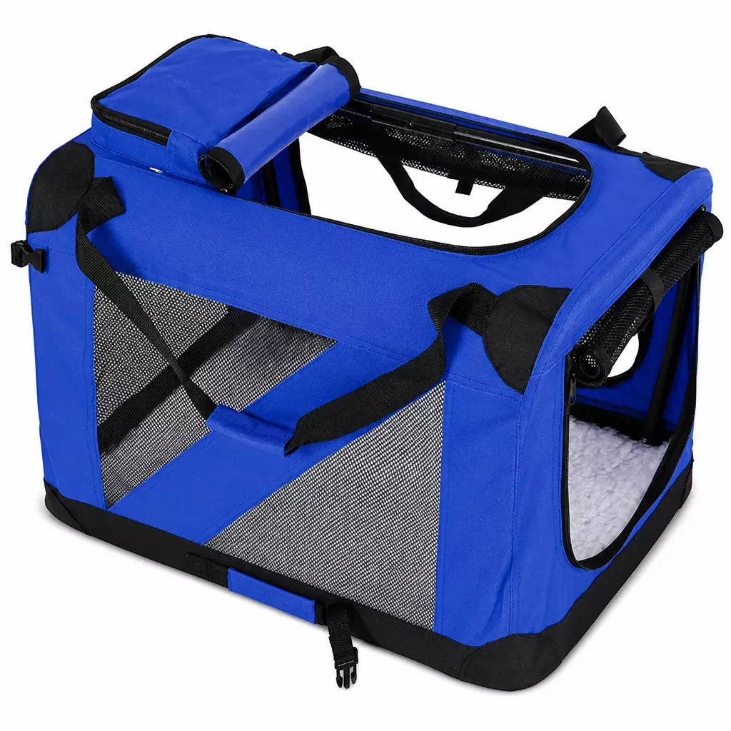 Portable Folding Pet Carrier for Car Travel
