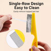 Plastic Fine-Tooth Flea Comb for Dogs and Cats