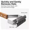 Double-Sided Grooming Rake for Medium & Large Dogs