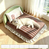All-Season Waterproof Cat Bed with Removable Washable Cushion