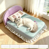 All-Season Waterproof Cat Bed with Removable Washable Cushion