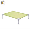 Elevated Steel-Frame Pet Bed with Breathable Fabric