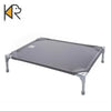 Elevated Steel-Frame Pet Bed with Breathable Fabric