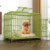 Reinforced Iron Dog Crate with Tray for Small Dogs